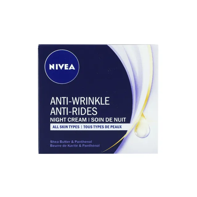 Nivea soin de nuit anti-rides crème visage hydratante