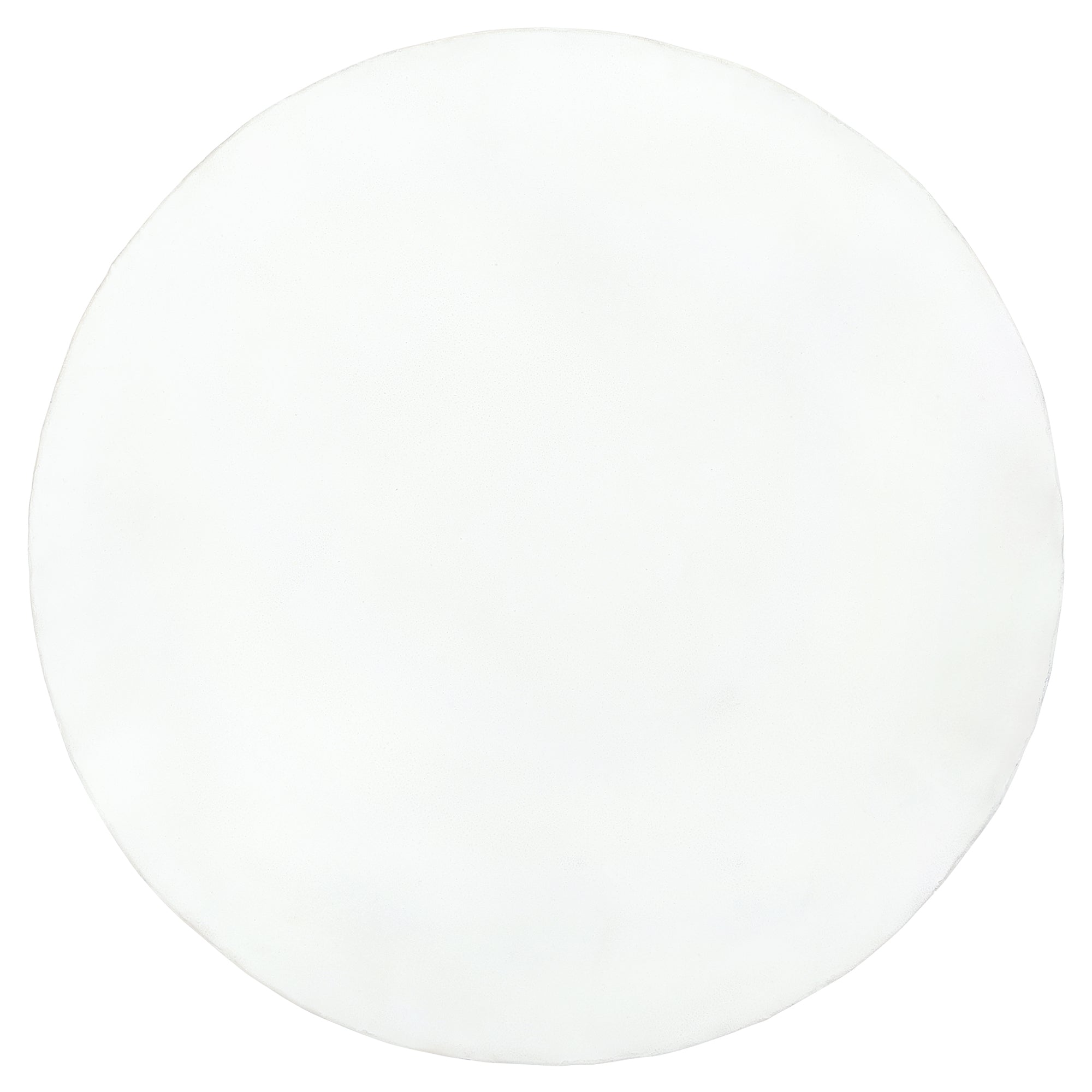 ECD Germany Möbel table d'appoint blanche métal 38x45 cm hexagone