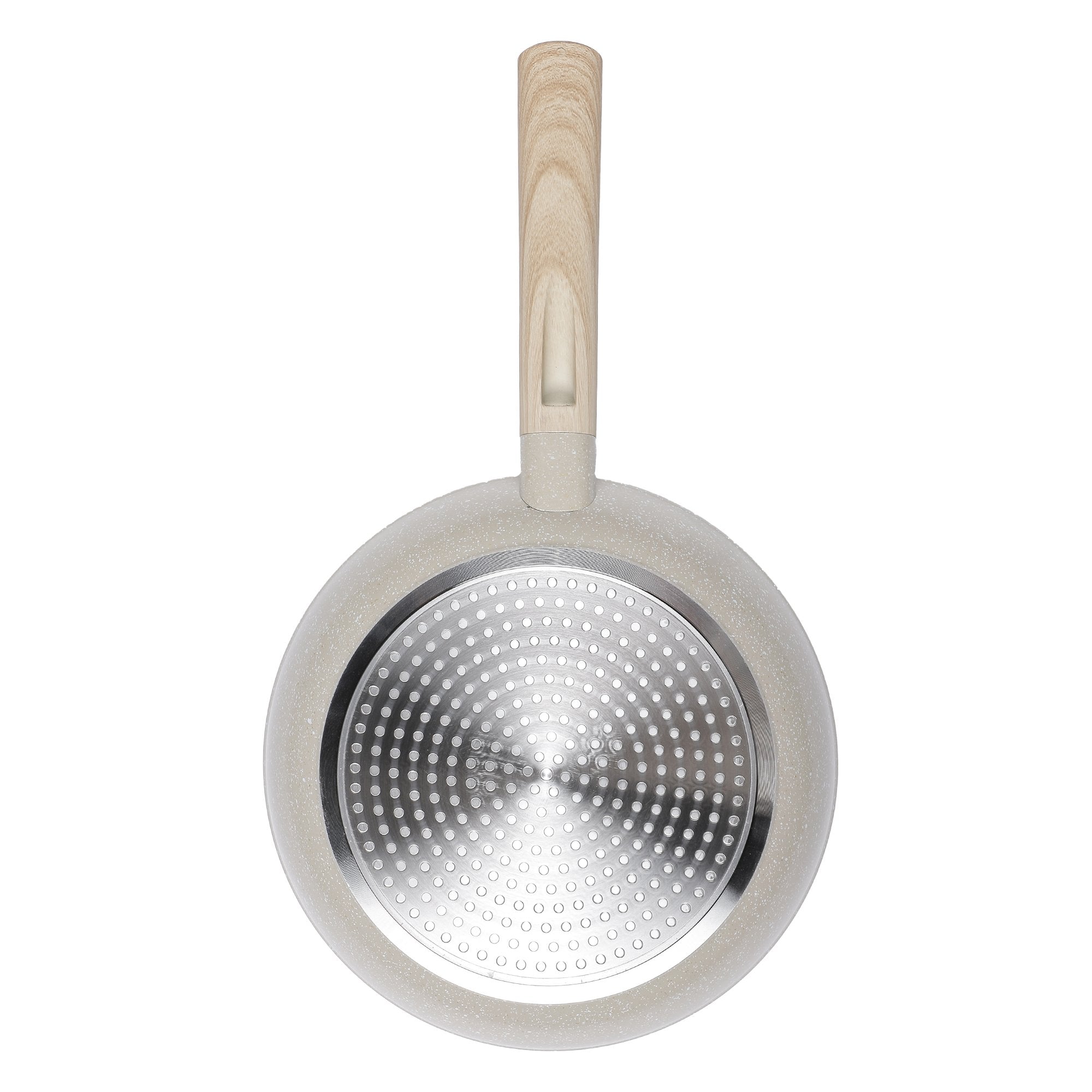 Stokomani Poêle 24 cm Induction Manche Bois