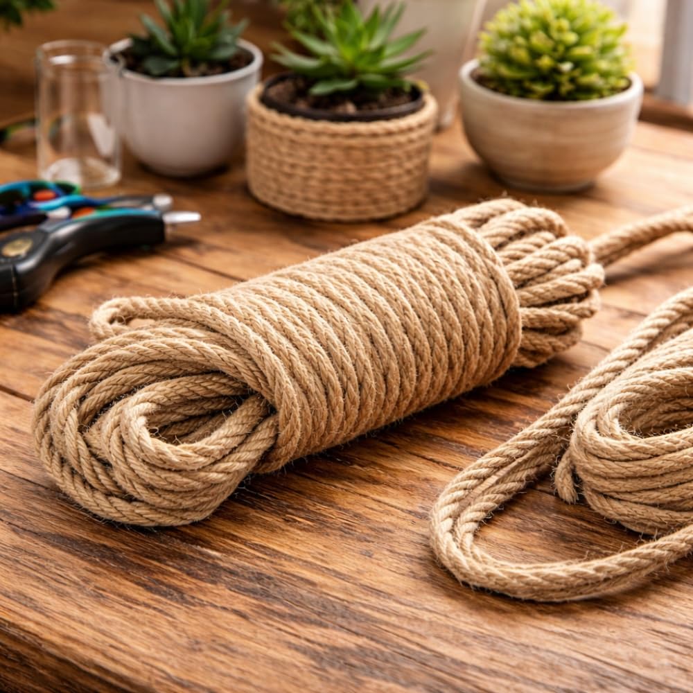 Shop-Story Bricolage Corde chanvre 8 mm 10 m beige