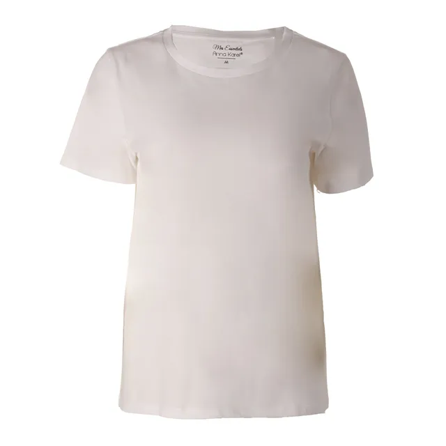Stokomani Mode Tee-shirt col rond blanc tee-shirt femme