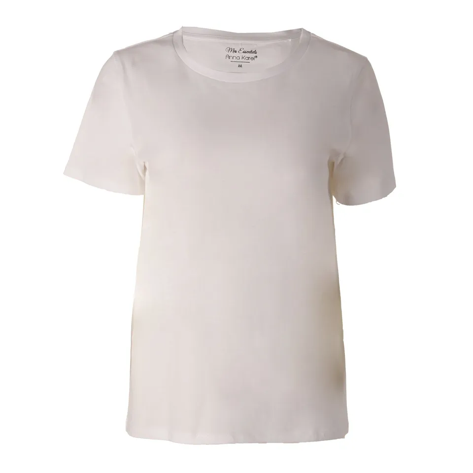 Stokomani Mode Tee-shirt col rond blanc tee-shirt femme