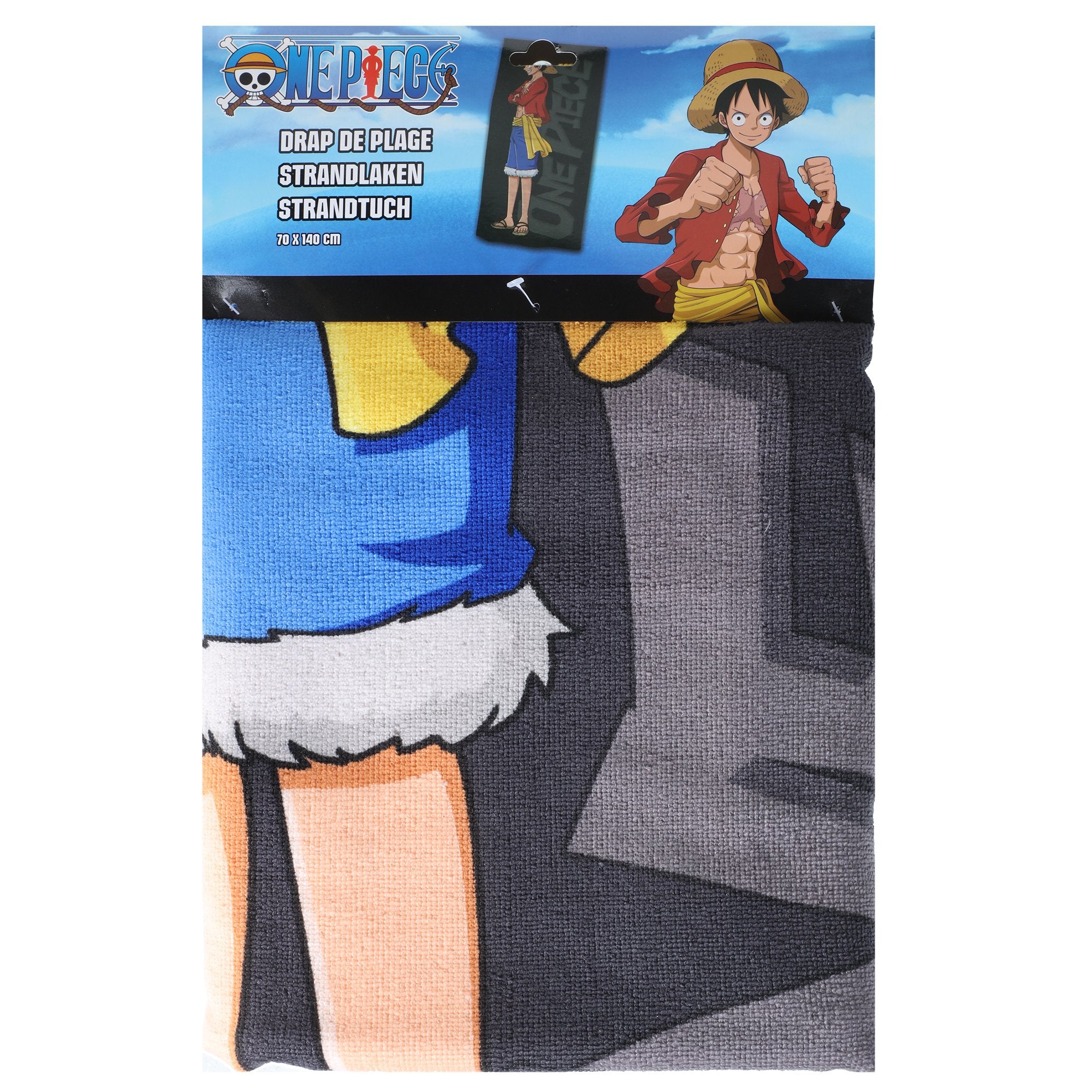 Stokomani Drap de plage 70x140 cm gris foncé