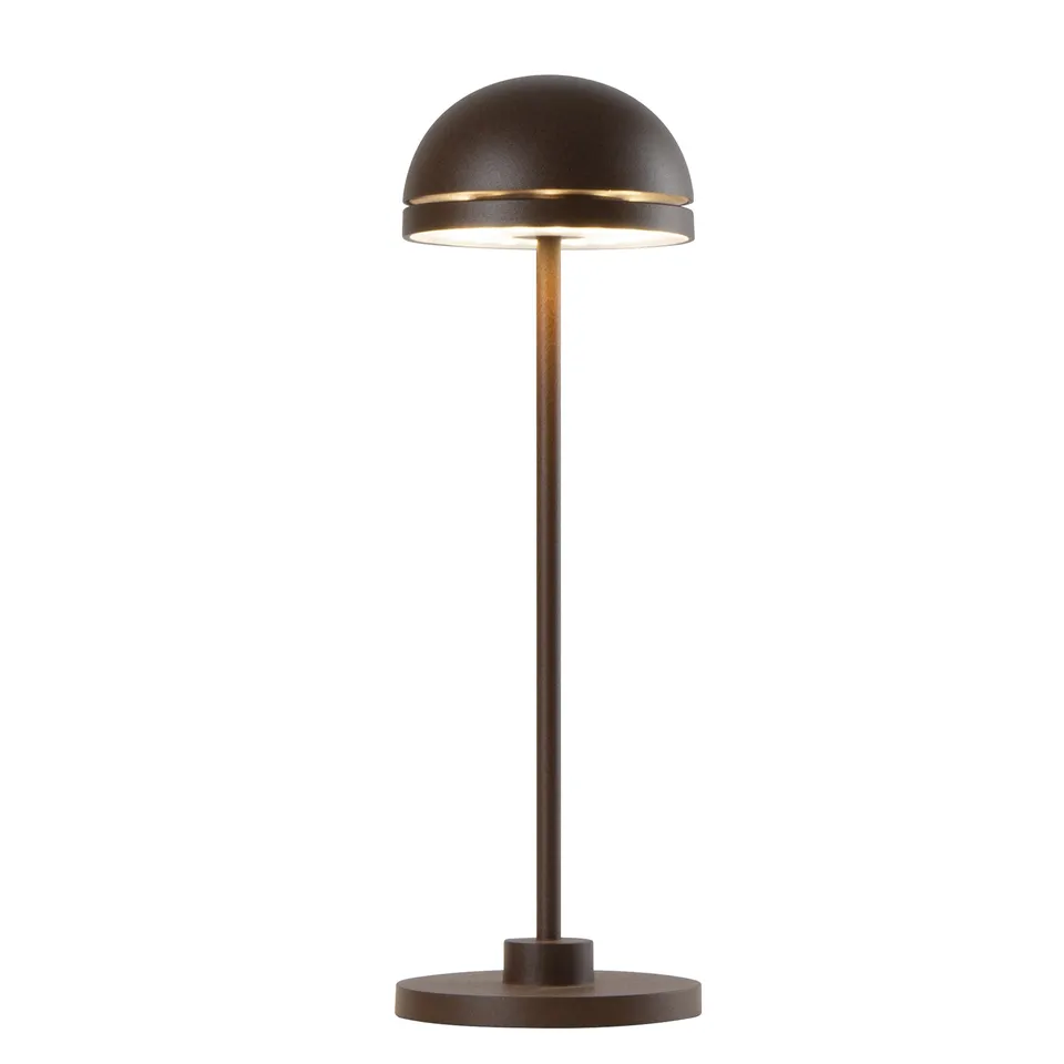 Red Deco Lampe sans fil Duplo Cup Corten lampe table touch H26cm