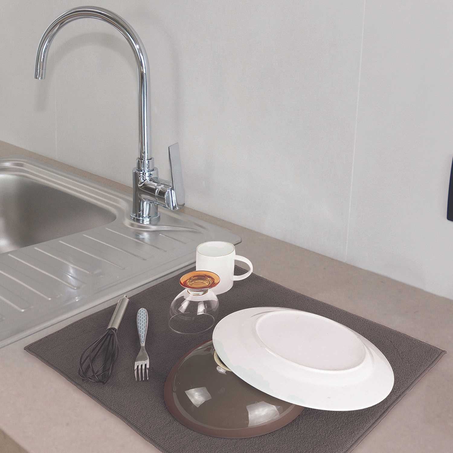 Stokomani Tapis d'Évier Ultra-Absorbant Cuisine
