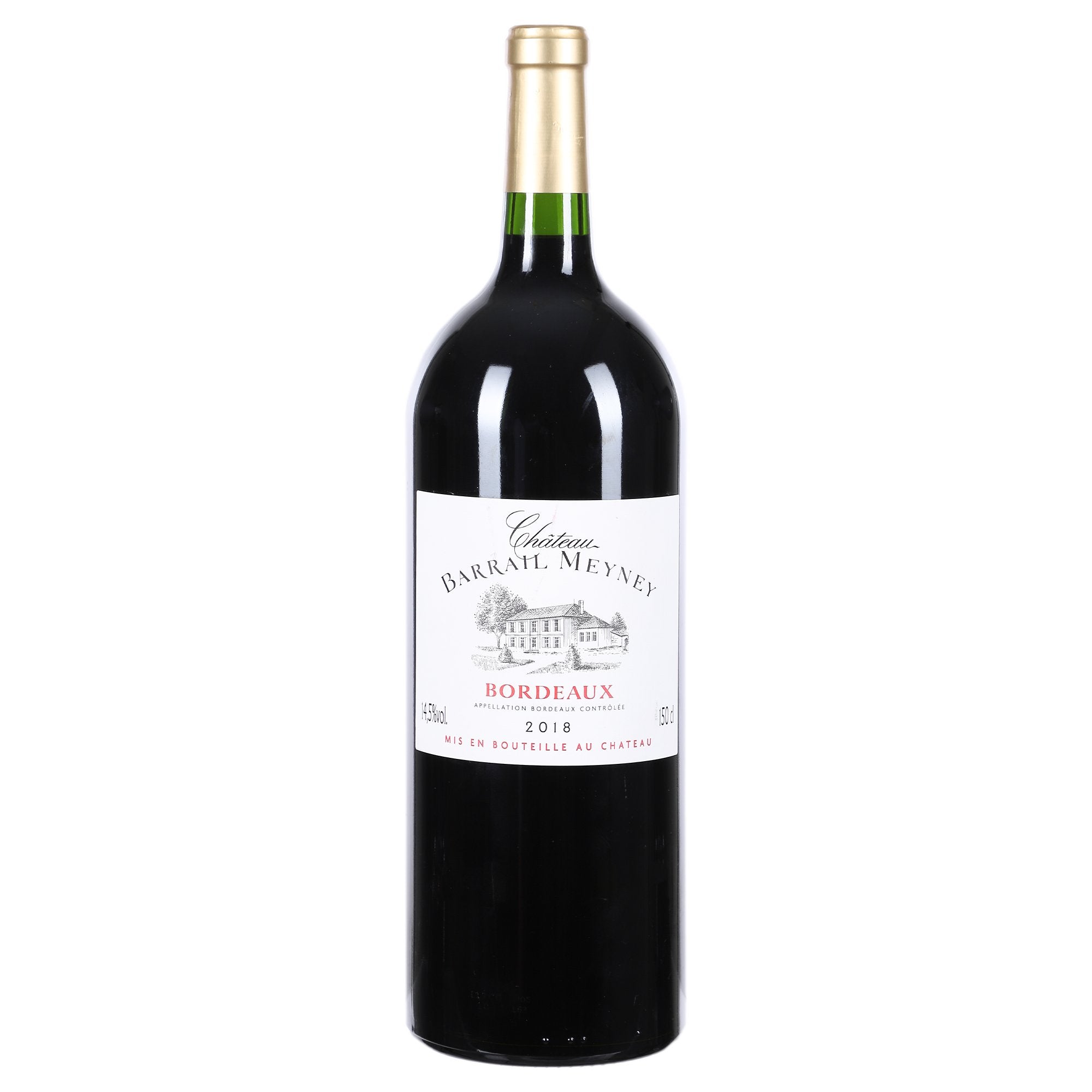 Château Barrail Neyney bordeaux AOC 2018 vin rouge 14,5%