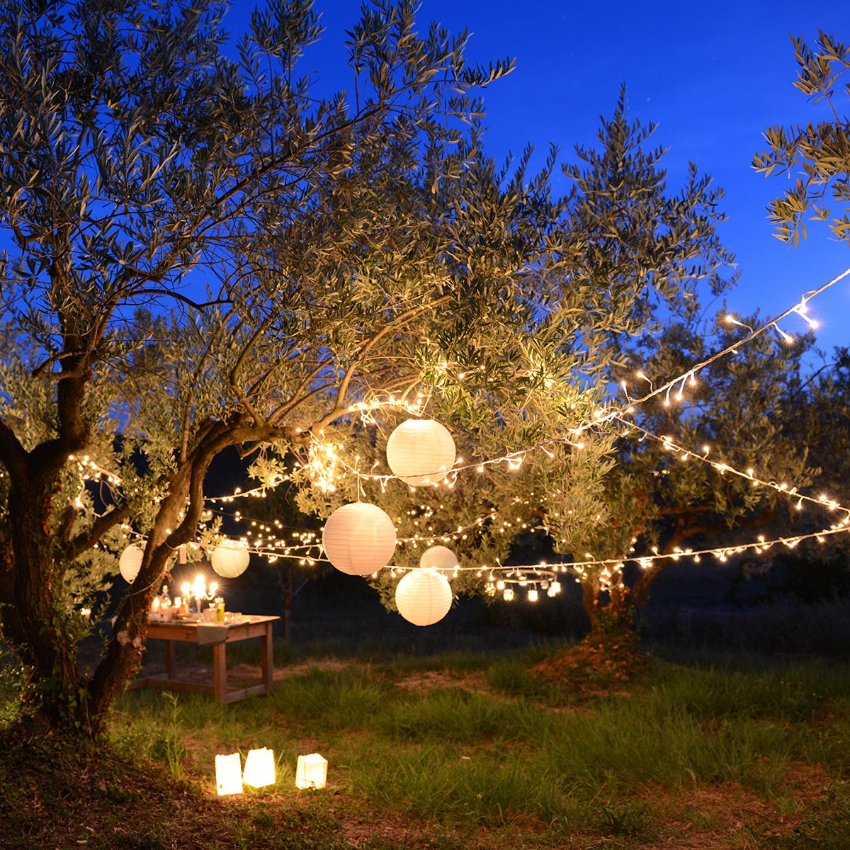 Red Deco Yogy Solar guirlande solaire 200 LED blanc chaud 16m