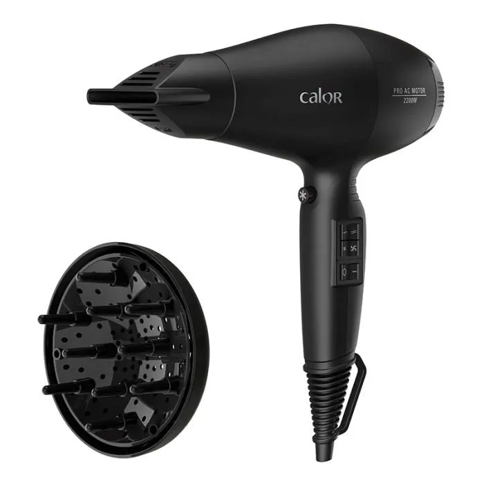 Calor Compact Pro+ sèche-cheveux 2200 W avec diffuseur