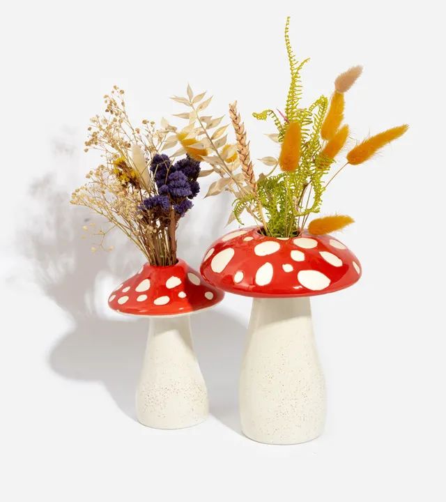 L'avant gardiste Vase Champignon Petit vase céramique champignon