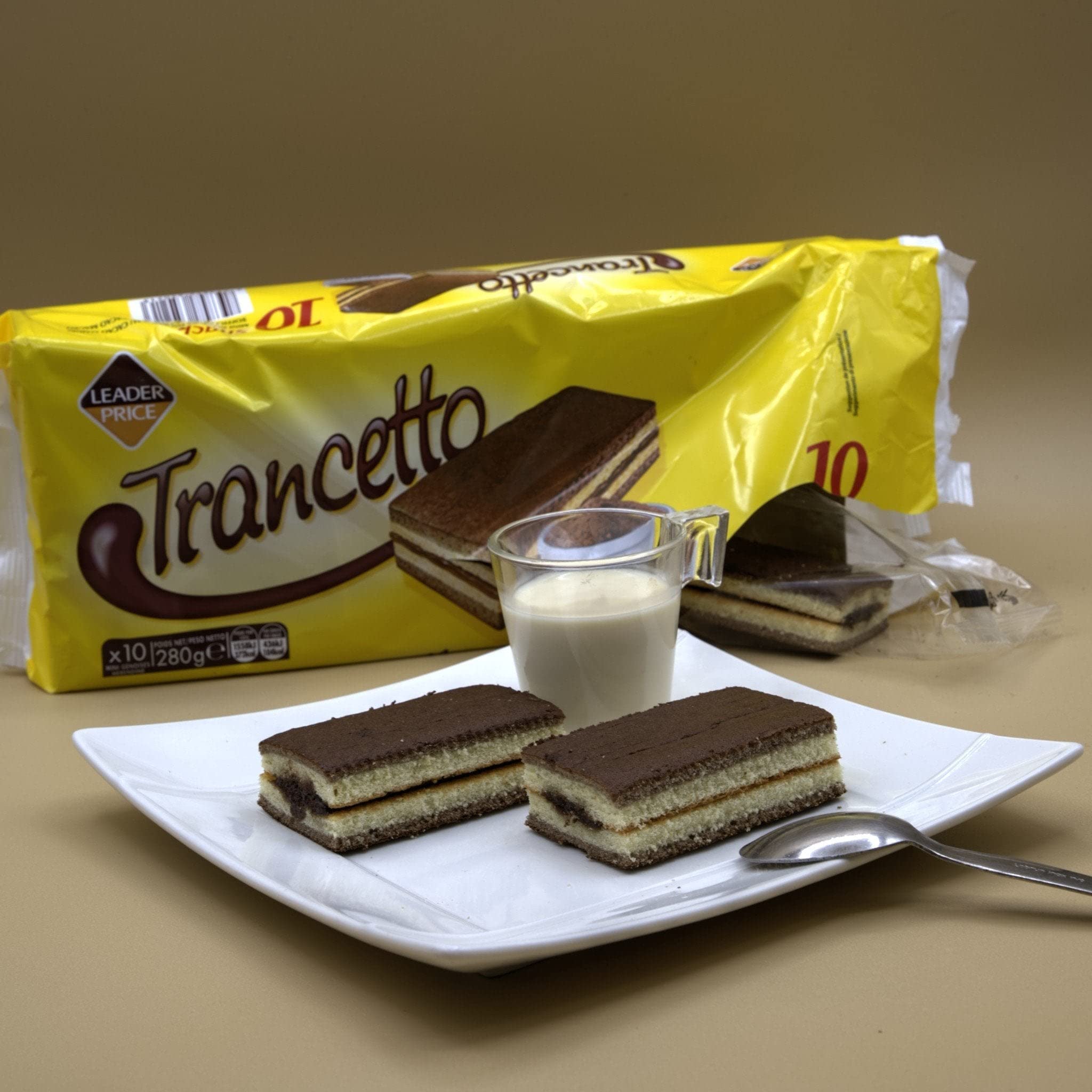 Leader Price Trancetto Gâteaux cacao x10 280g