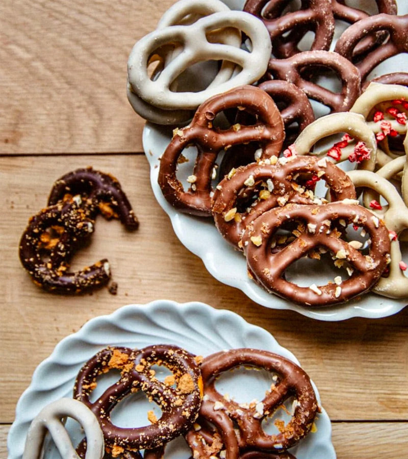L'avant gardiste L'épicerie bretzels chocolat noir spéculoos