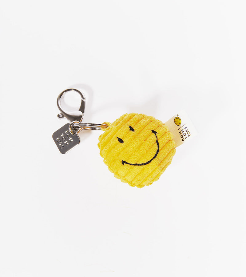 L'avant gardiste Smiley Porte-clé jaune peluche good mood