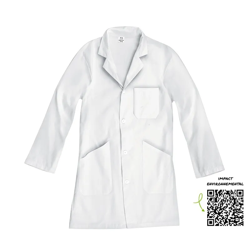 Safe Tool Blouse blanche 190 g/m² XXXL boutons
