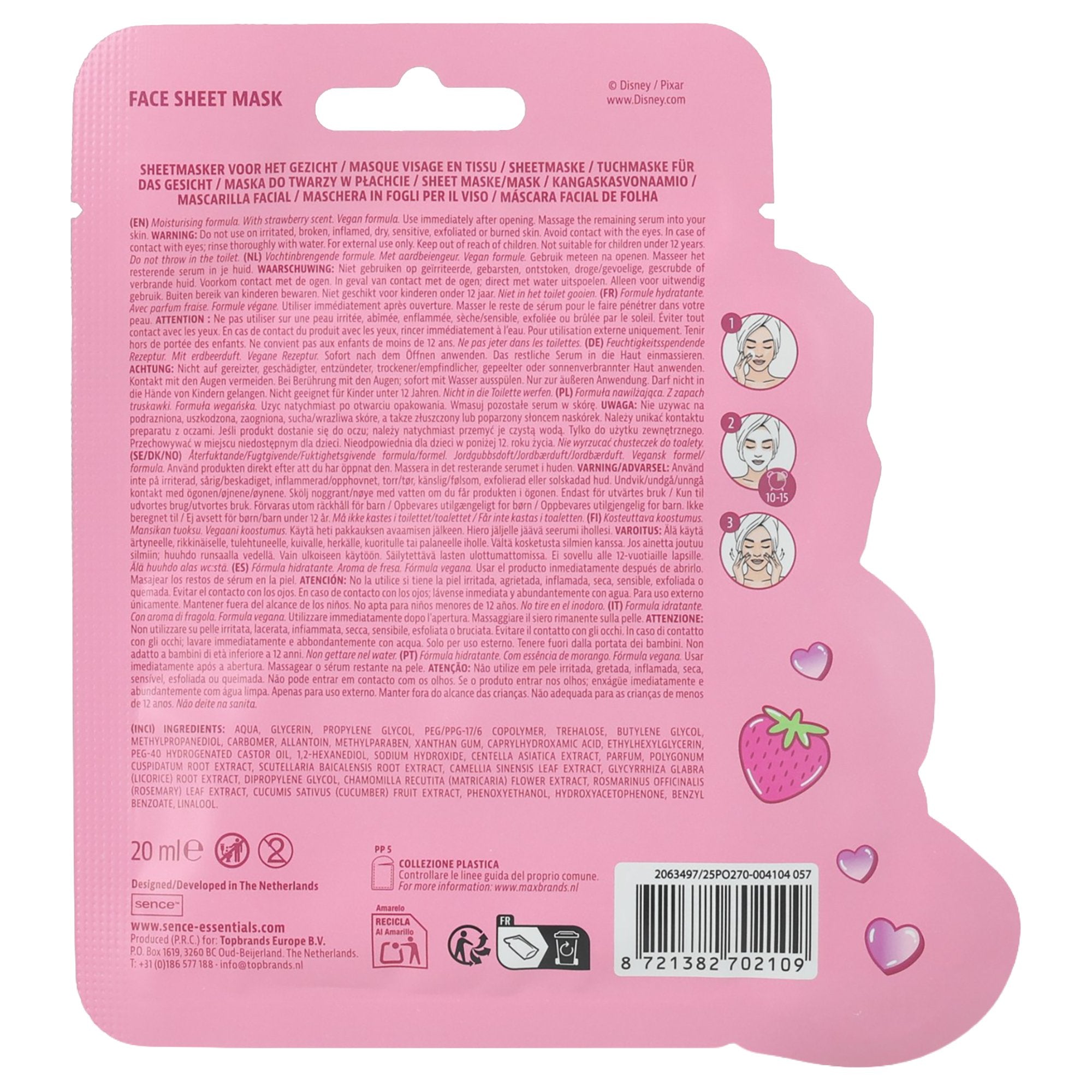 Stokomani Beauté masque visage en tissu Lotso