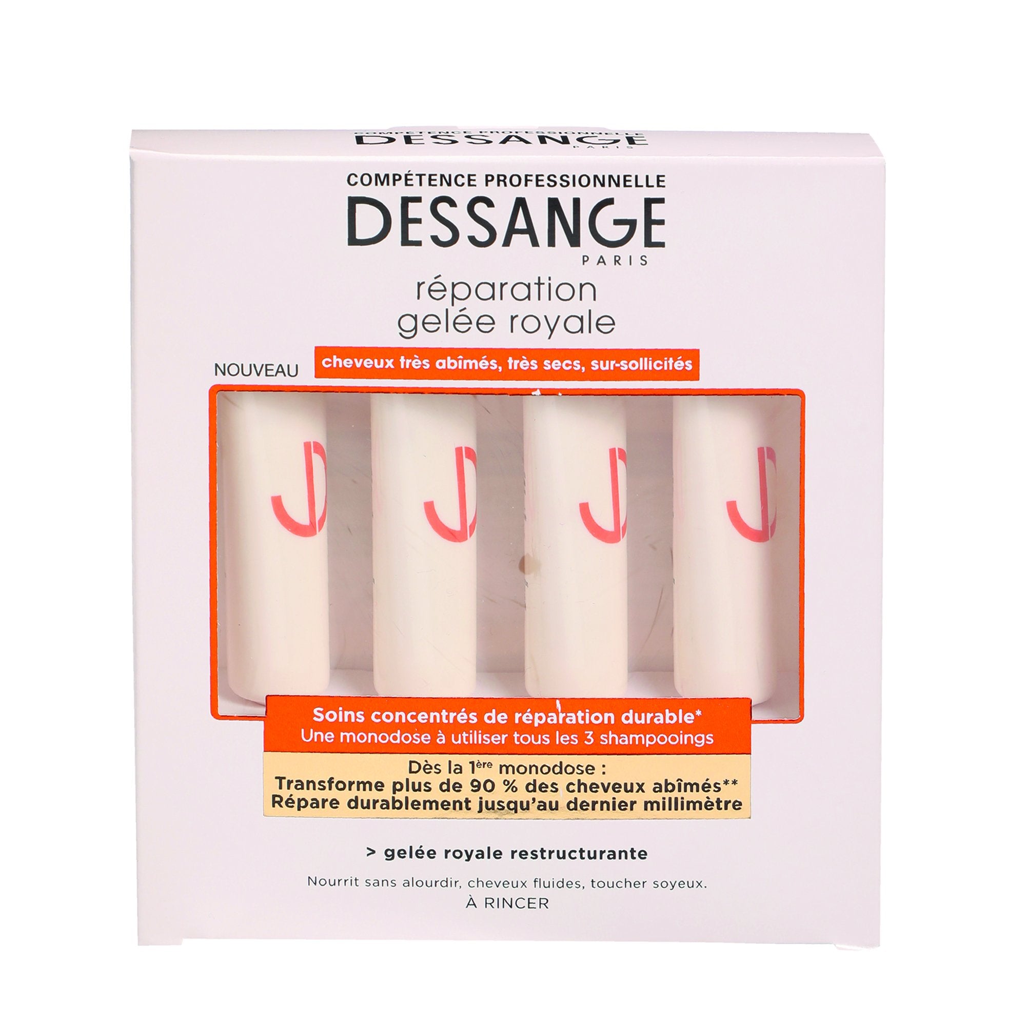 Dessange Soin Cheveux Gelée Royale Monodose restructurant