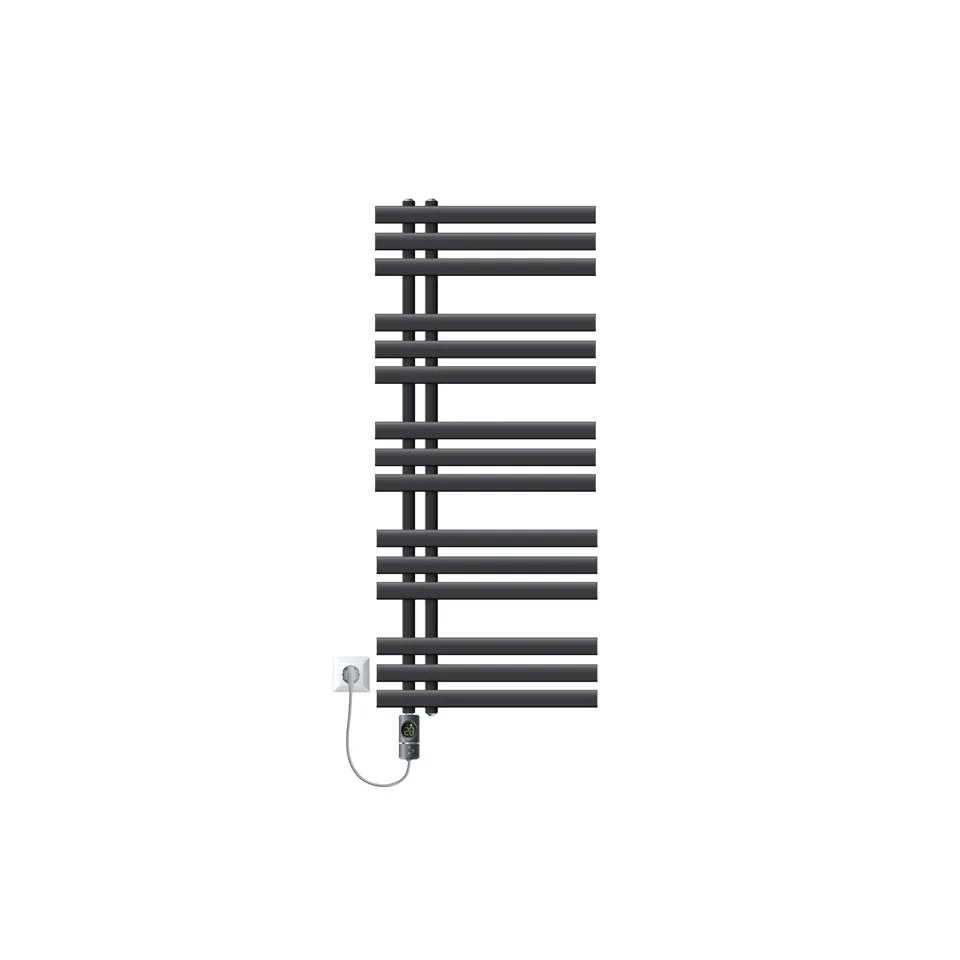 ECD Germany LuxeBath sèche-serviette anthracite 500x1200 mm 1200W