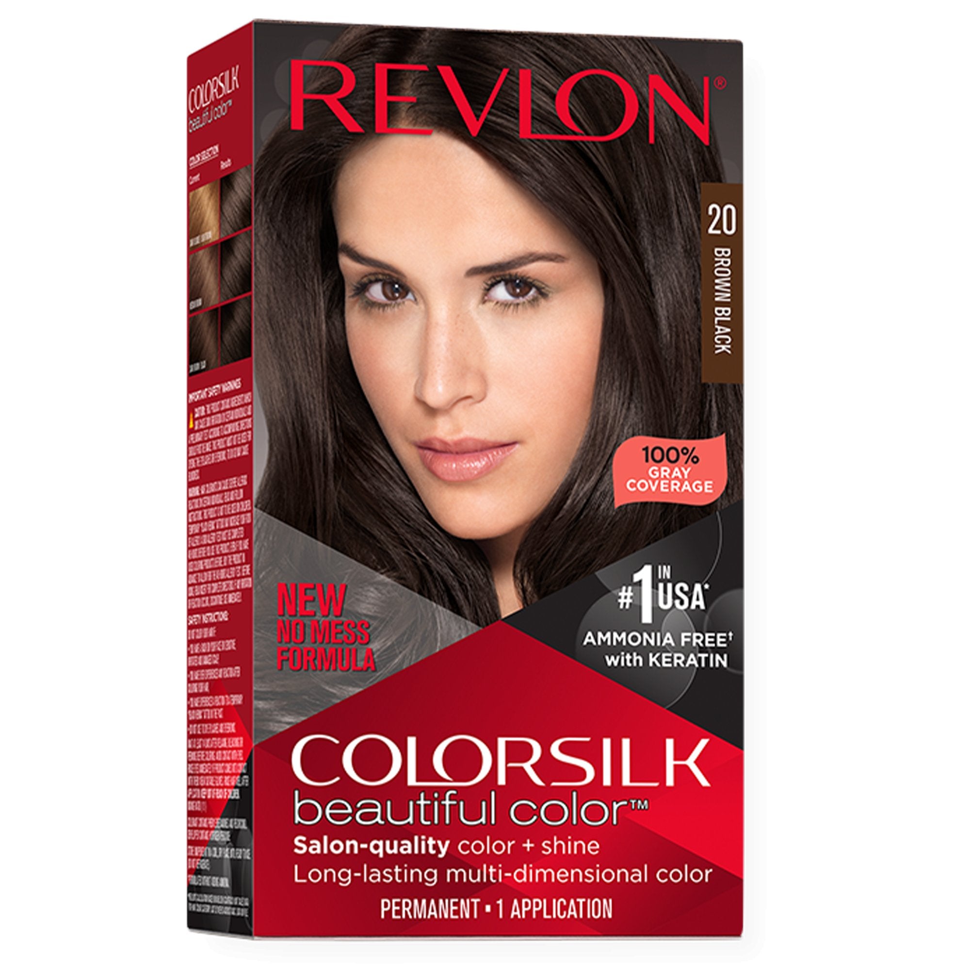 Revlon Colorsilk 20 Coloration Brun Noir