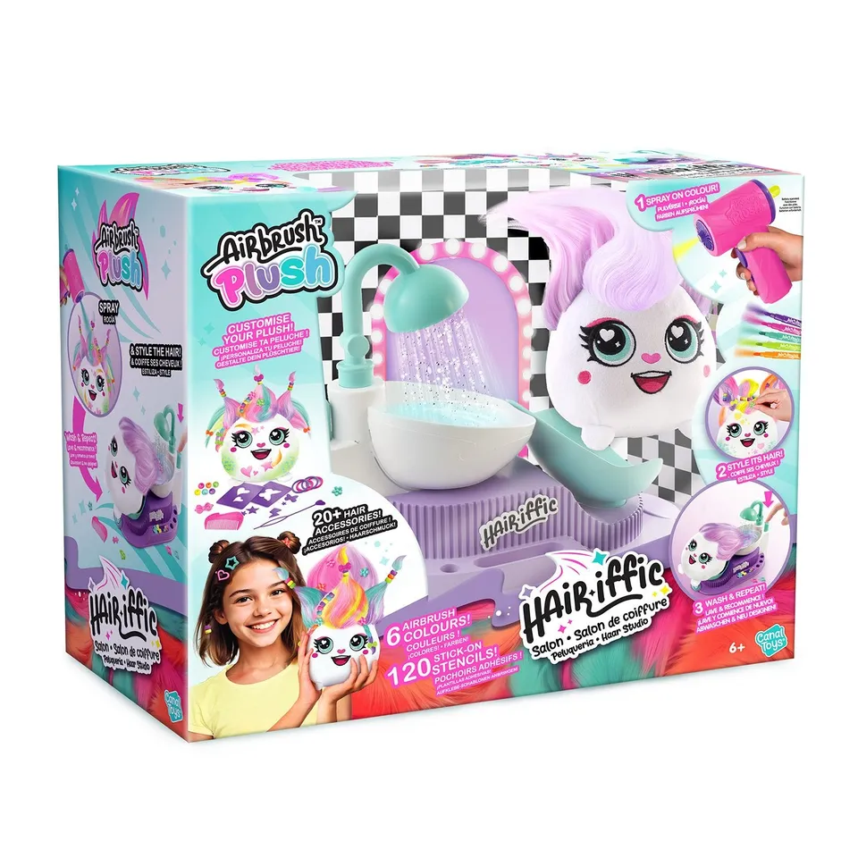 Stokomani Airbrush Plush Hair Iffic kit coiffure enfant