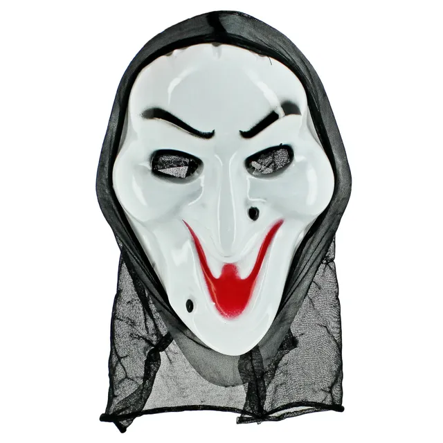Stokomani Fêtes masque Halloween adulte polypropylène rouge