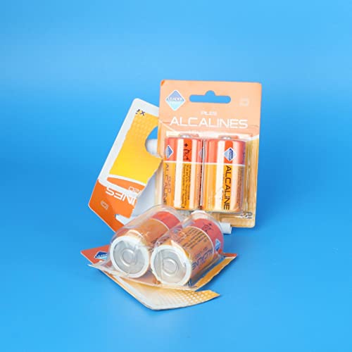 Leader Price piles alcalines LR20 D 1.5V x2 lampes et jouets