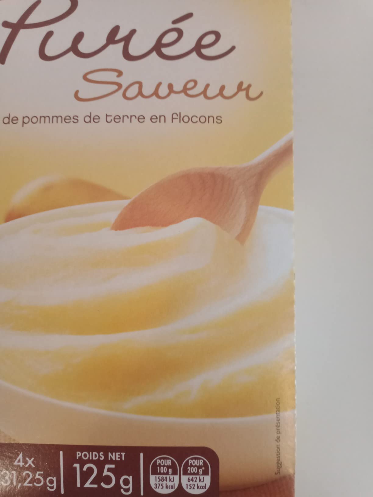 Leader Price Purée pommes de terre flocons 125g