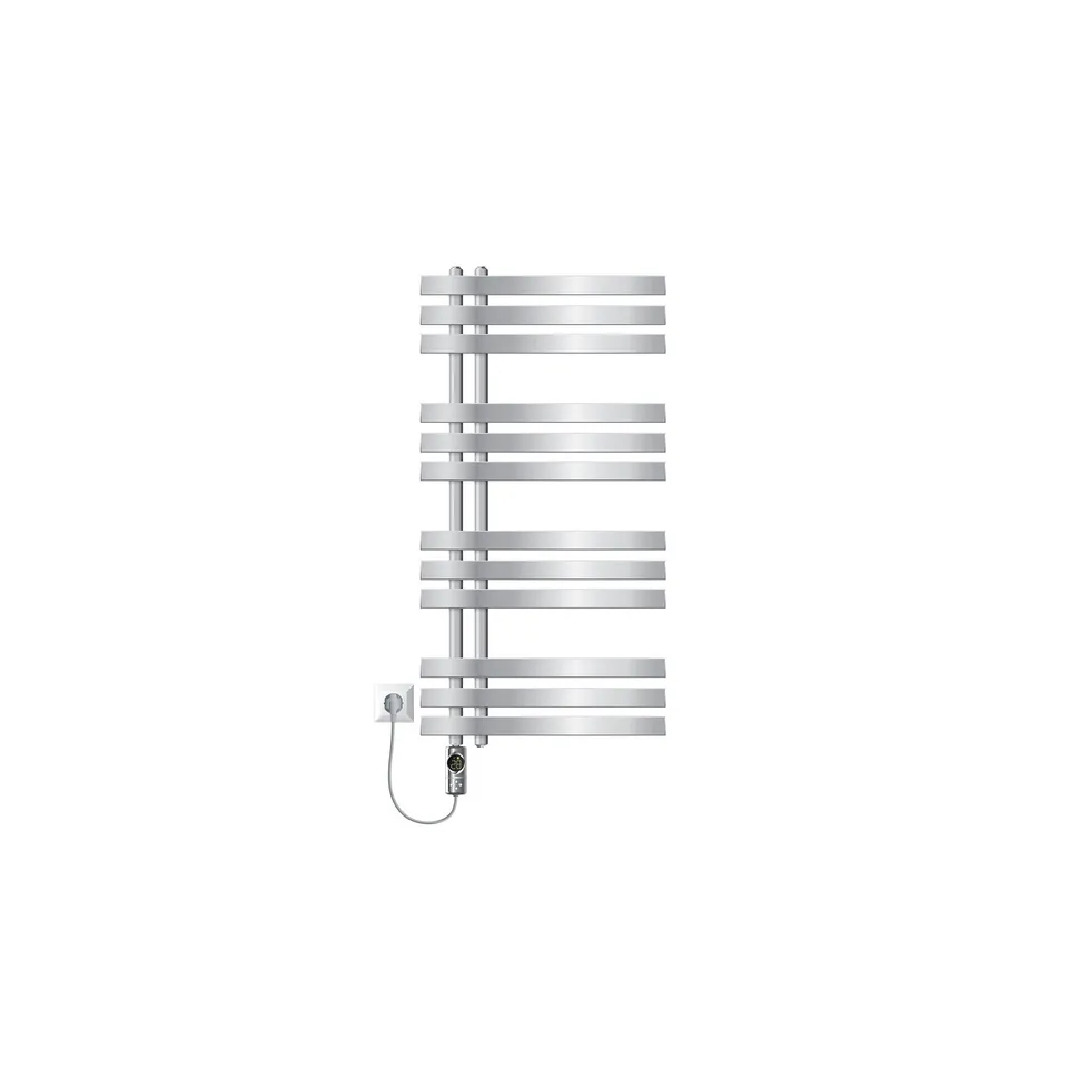ECD Germany LuxeBath Sèche-Serviettes 500x1000 Chromé + 300W