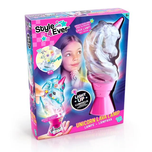Stokomani Jeux grande lava lampe licorne lumineuse