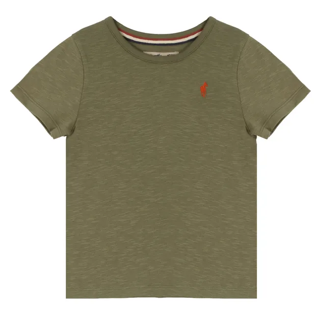 Stokomani Mode Tee-shirt manches courtes broderie vert 10A t-shirt
