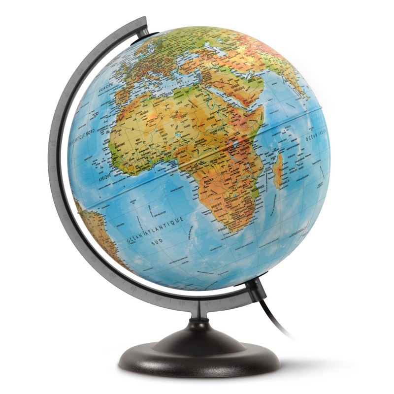 Safe Tool BASIC Globe 25 cm bleu globe terrestre plastique