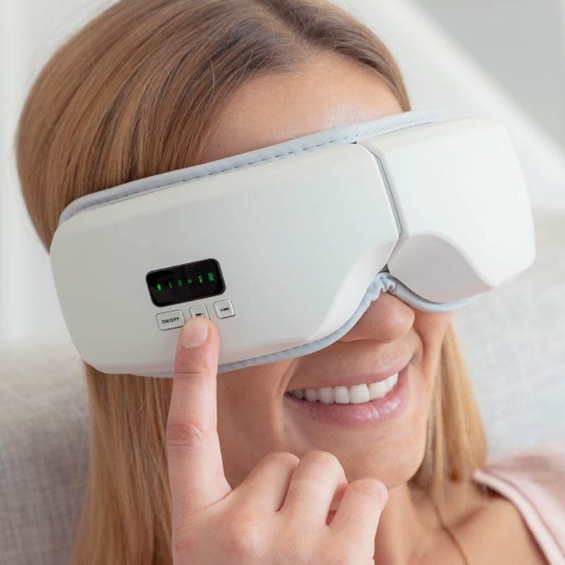 Shop-Story Bien-être Eyesky masseur yeux chauffant bluetooth gris