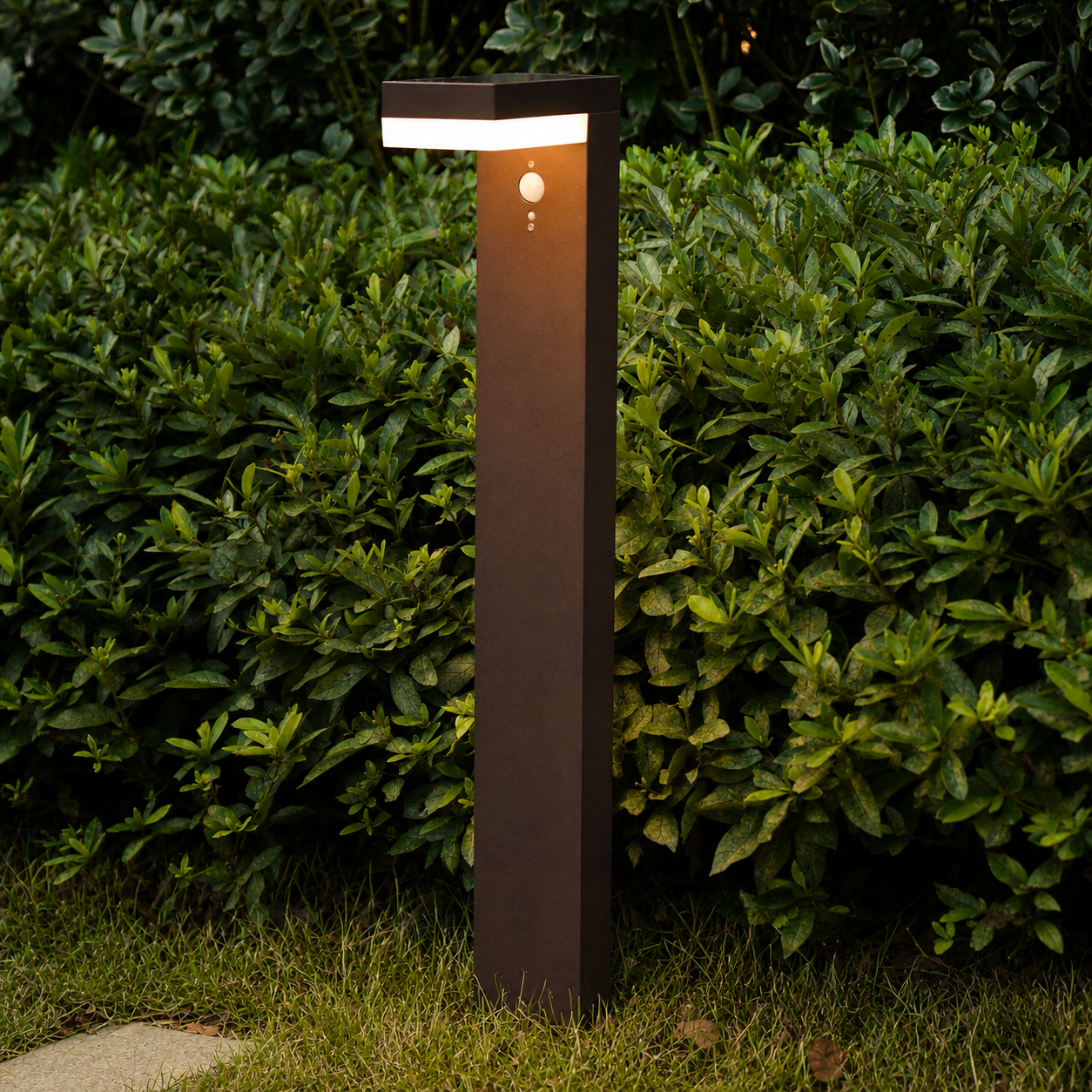 Red Deco Cenova Tall Corten balise solaire H50cm blanc chaud