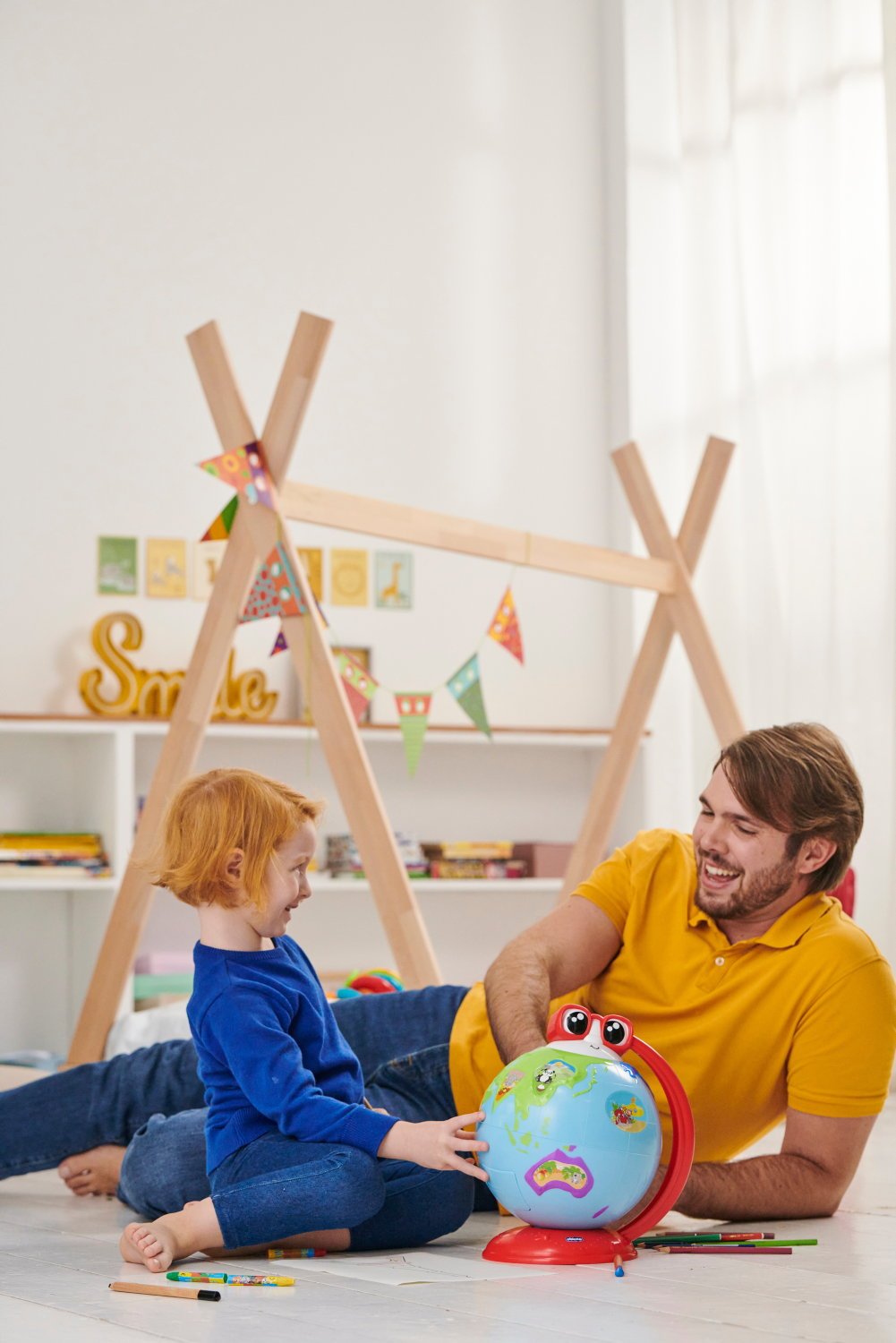 Chicco Globe Parlant jouet éducatif continents animaux
