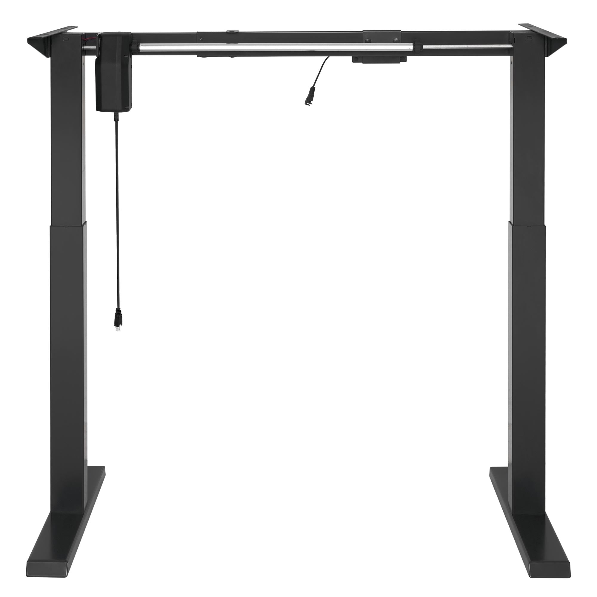 ECD Germany Möbel piétement bureau électrique gris 73-123 cm
