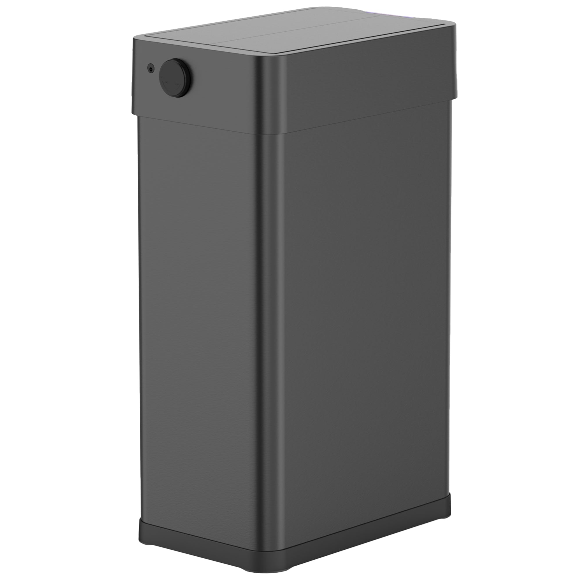 Red Deco Silverlake Black Poubelle Automatique 70L Inox Papillon