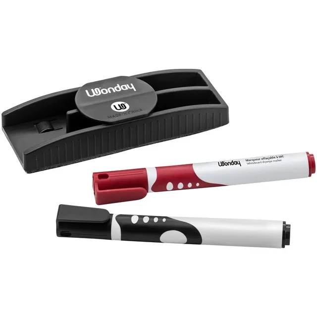 Safe Tool Fournitures scolaires brosse aimantée + 2 marqueurs tableau