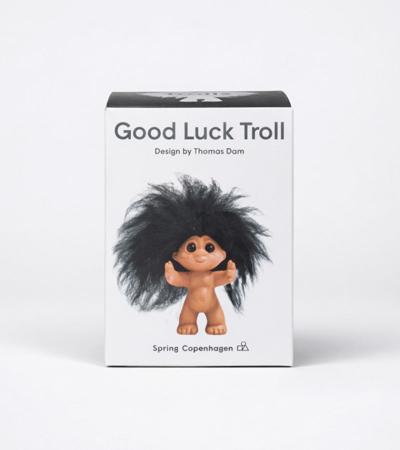 Good Luck Troll figurine porte-bonheur cheveux