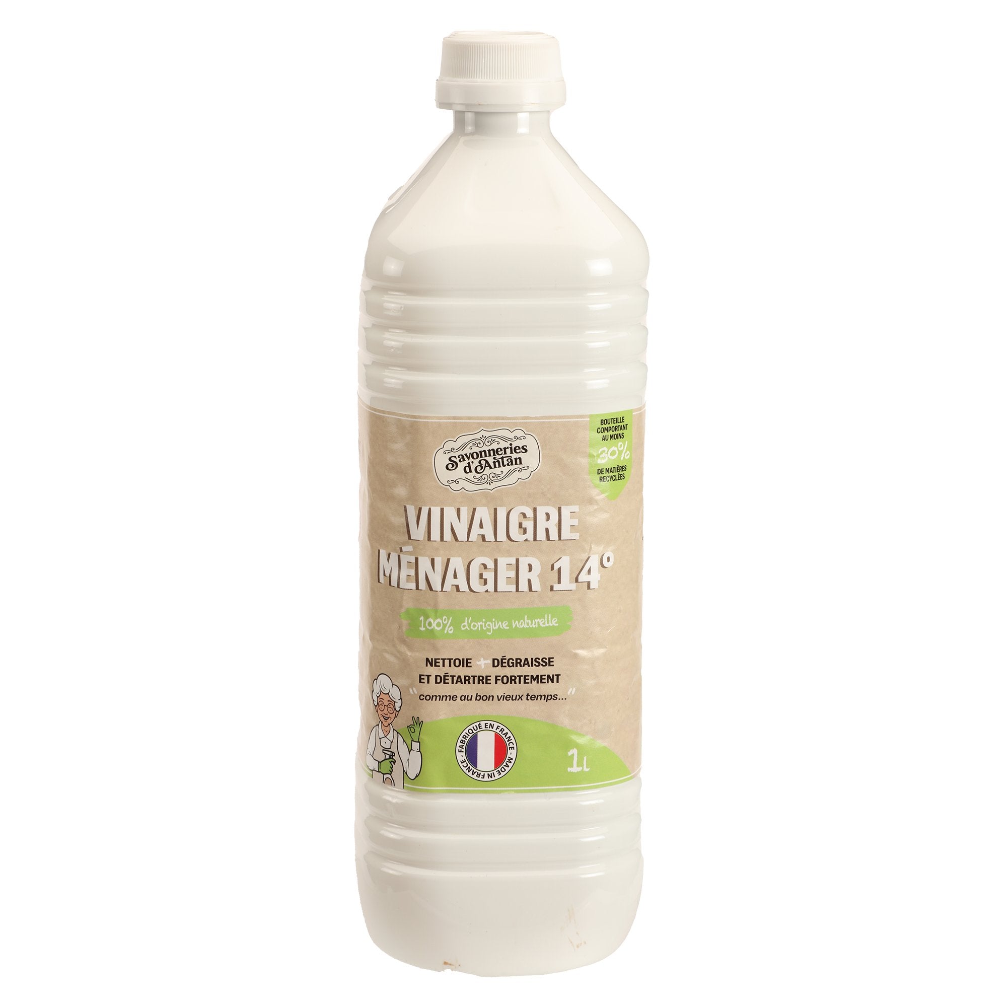 Savonneries d'Antan Vinaigre Ménager 14° Multi-usages