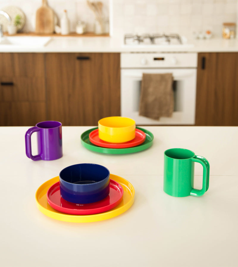 L'avant gardiste Vaisselle Max Heller Set 6 assiettes 19 cm rainbow
