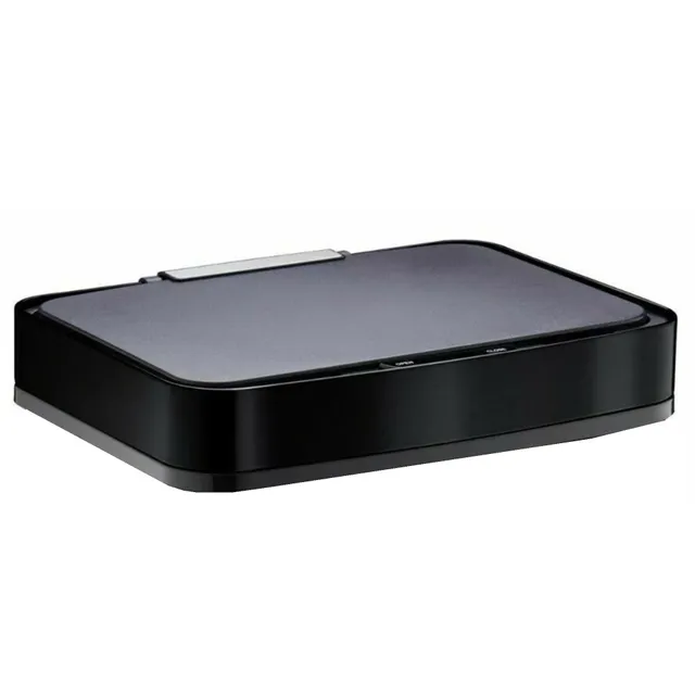 Red Deco Narvik couvercle poubelle auto 75L noir brillant