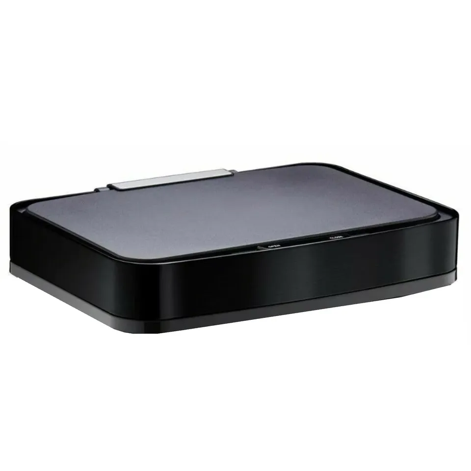 Red Deco Narvik couvercle poubelle auto 75L noir brillant