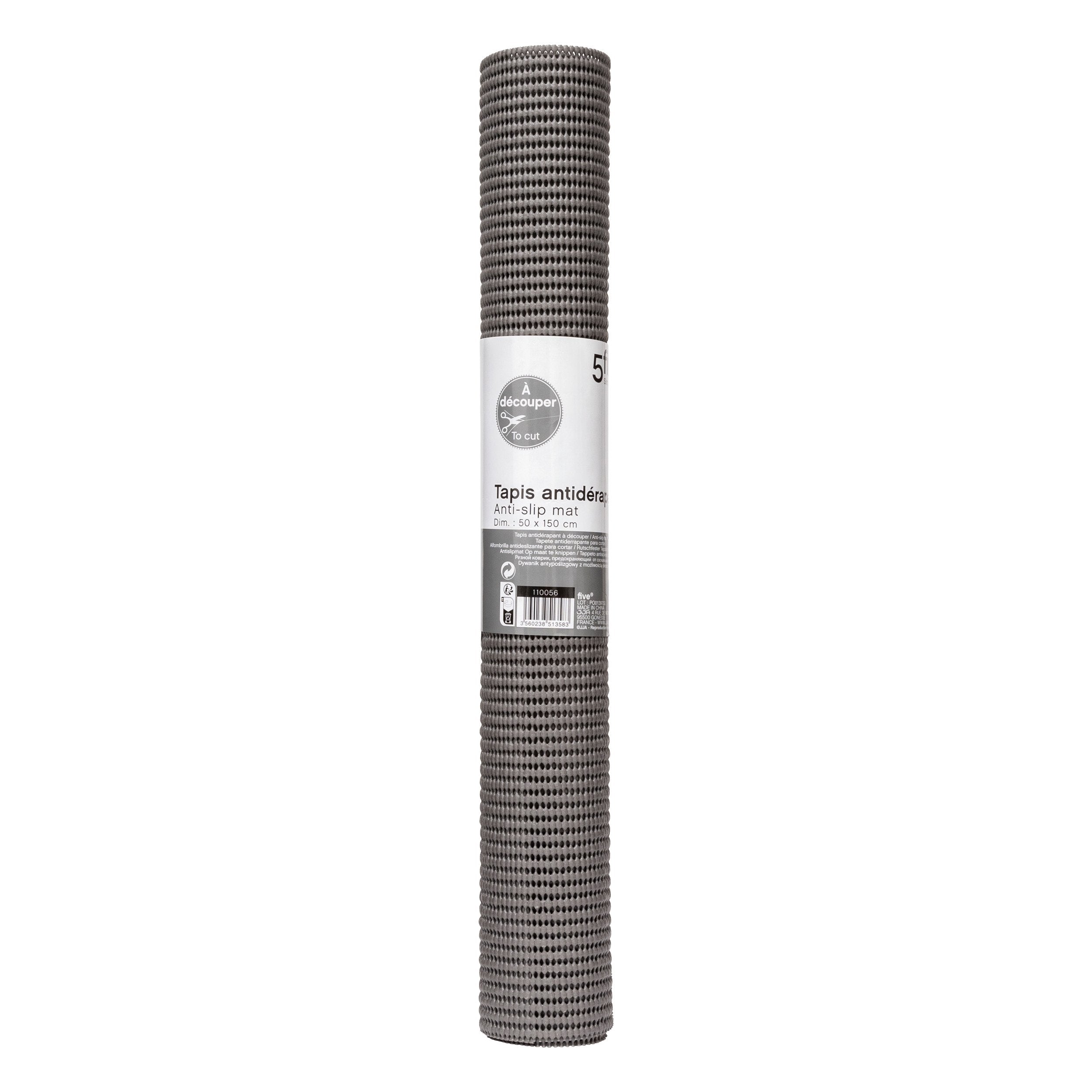 Stokomani Maison Tapis antidérapant gris 50x150 cm couloir