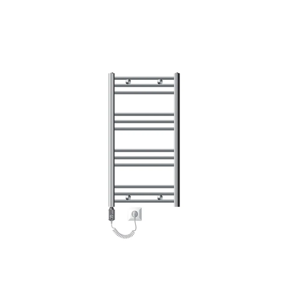 ECD Germany sèche-serviettes électrique 500x800 chromé 300W