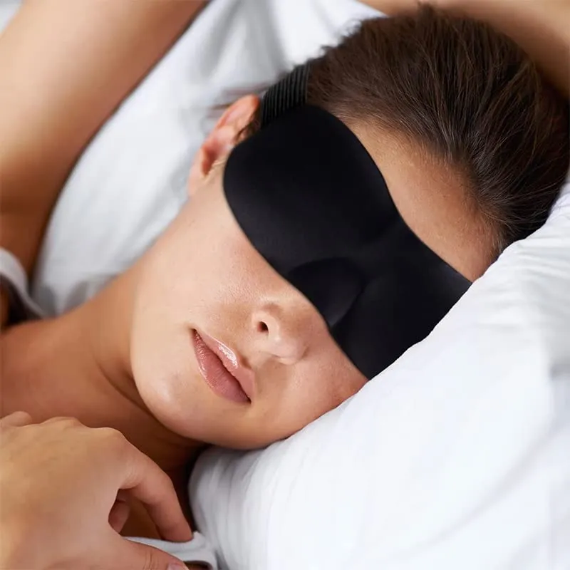 Shop-Story Bien-être 3D Sleep Mask masque nuit noir mémoire