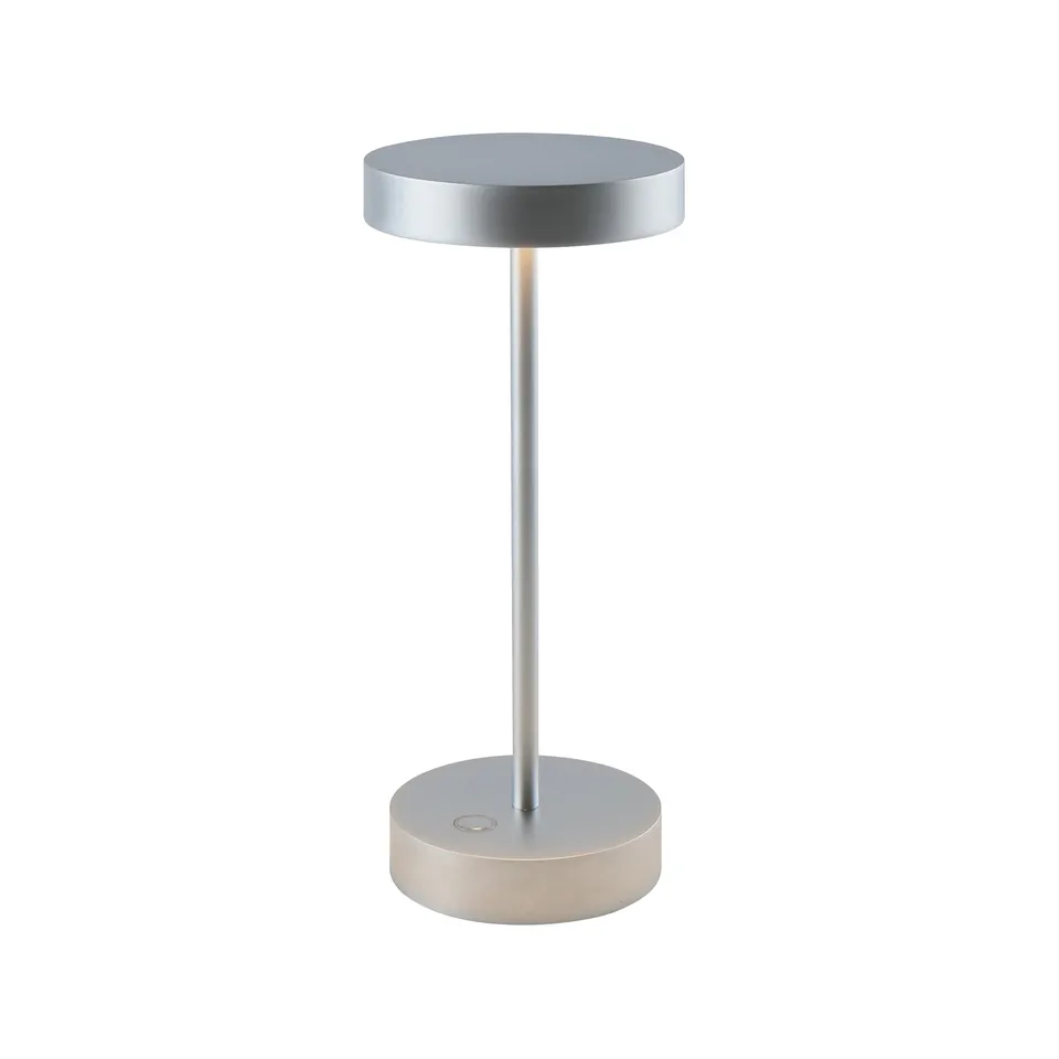 Red Deco Sandy Mini Chrome H25 lampe sans fil chrome dimmable