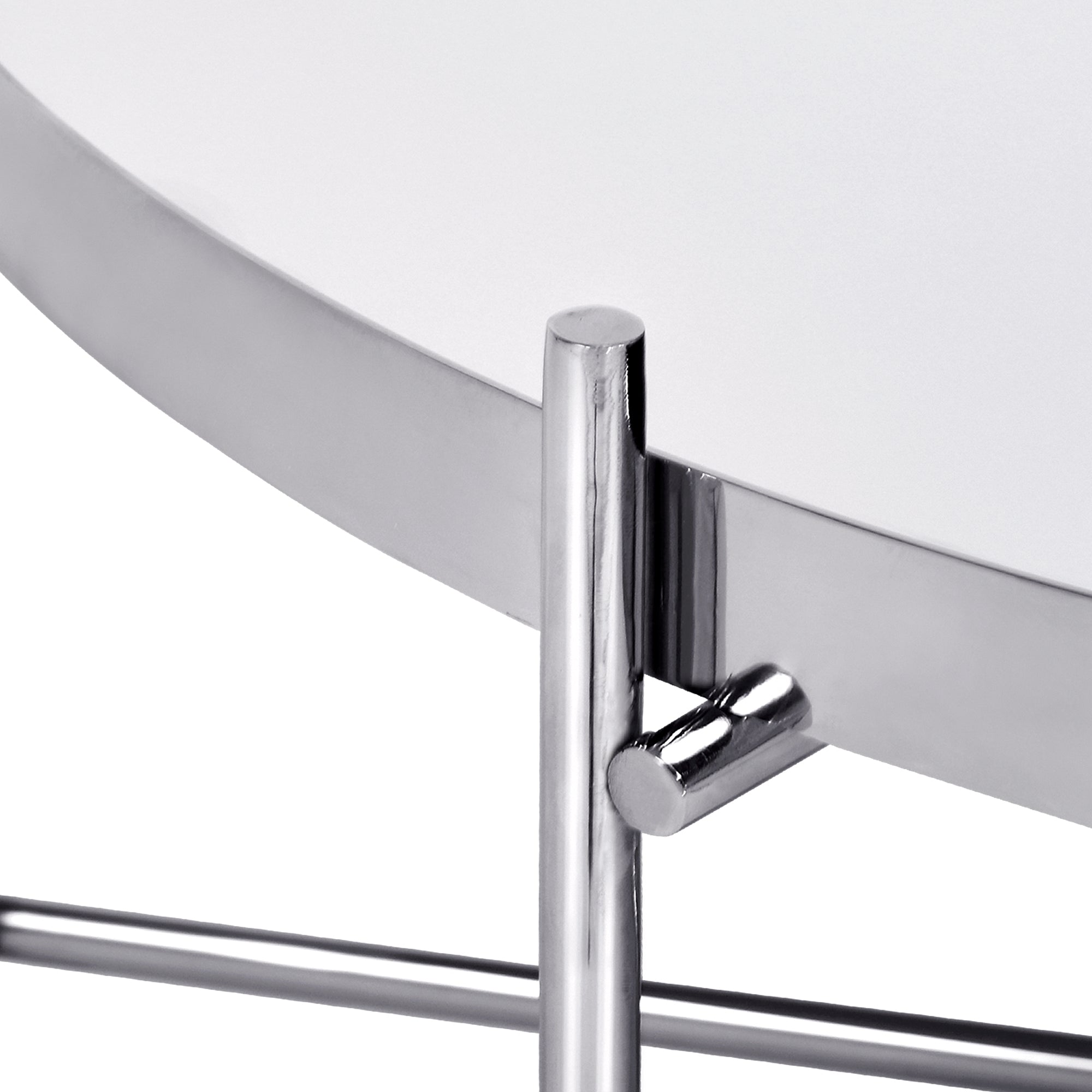 WOMO-DESIGN Tucson table basse ronde 75x35 cm verre