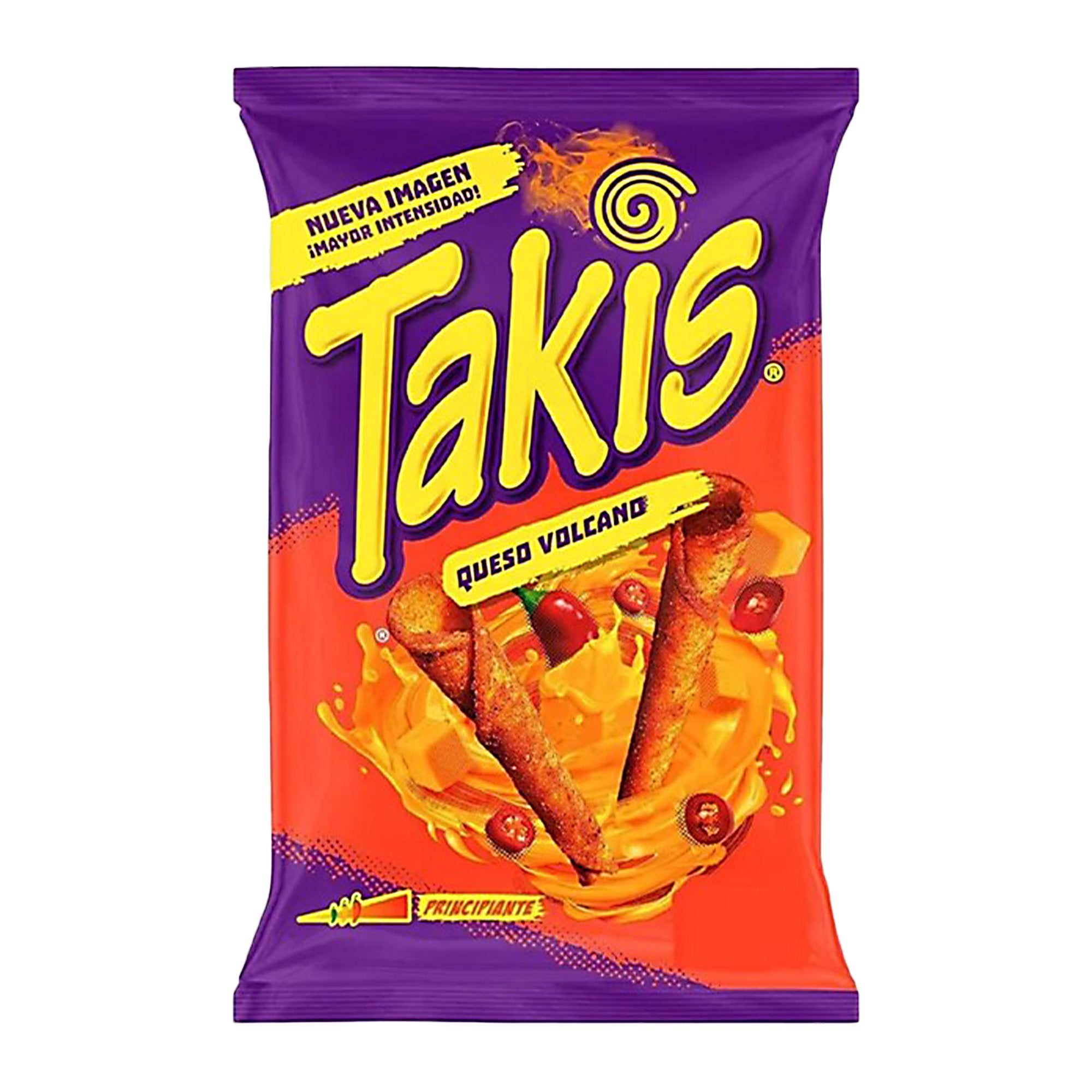 Stokomani Queso Volcano chips maïs fromage piment