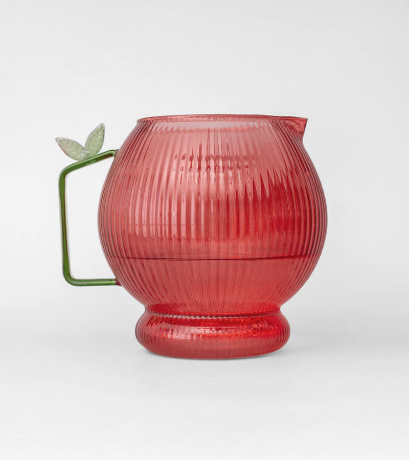 L'avant gardiste carafe en verre Pomme fruitée 1L table