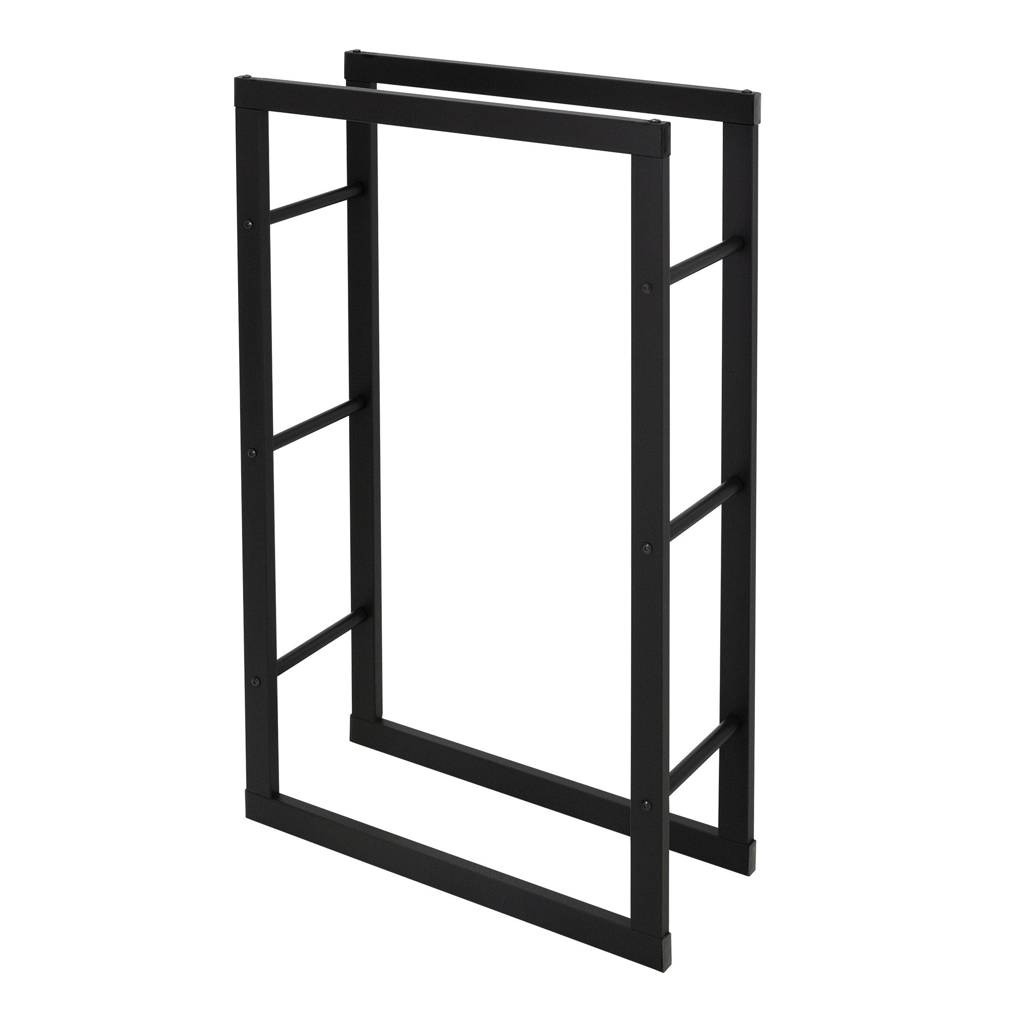 ML-Design Range-bûches acier gris foncé 60x25x150 cm
