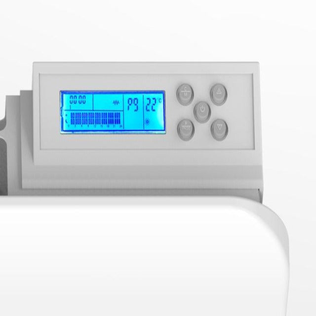 Kalia Aspen 1000W radiateur électrique fonte blanc LCD