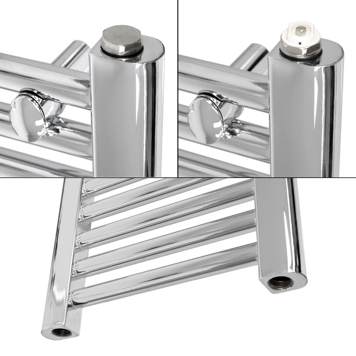 ECD Germany Sahara radiateur chromé 600x1500 eau chaude